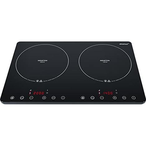 Steba 06.75.00 IK 650 Slim Piano cottura a induzione 60 cm 2 zone ultrapiatto colore Nero (1/3)