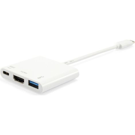 Adaptateur USB Type-C vers HDMI/USB-A/PD Equip, modèle 716195-B21, 133461