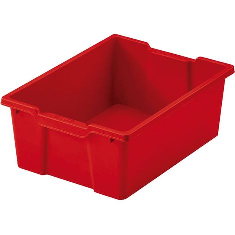 CUBETA ALMACENAJE FAIBO 420X310X148MM ROJO 785-03