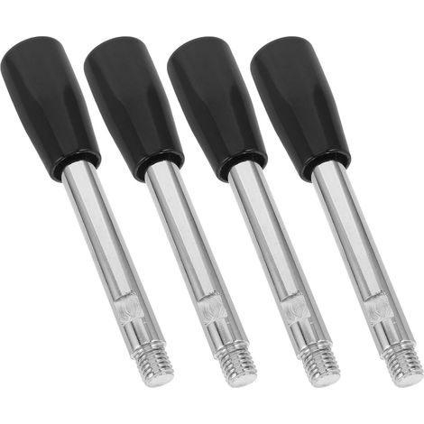 Aluminum Alloy Cabinet Handles 12 Pieces Matte Black Door (1/5)
