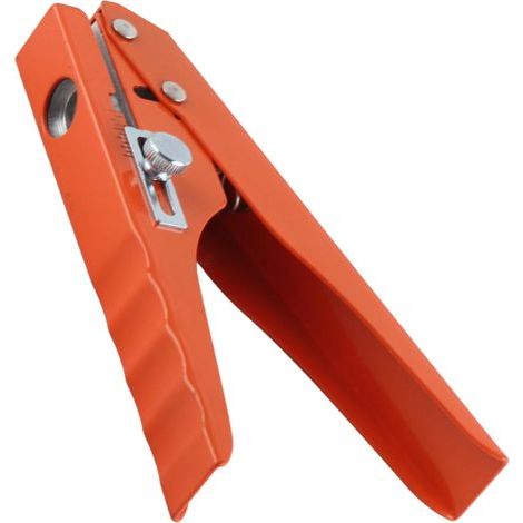 Pince à Poinçonner pour Bandes de Chant, Perforatrice à un Trou, Pince à Poinçonner Robuste pour Bandes de Chant, Outil pour Cartes PVC, Ouverture Oblique Plate de 8 mm (1/4)