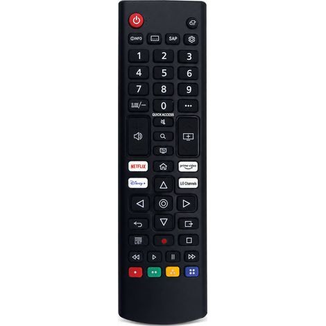Telecomando di ricambio per TV LG AKB76040303 con tasti Netflix, Prime Video e Disney+ (1/5)