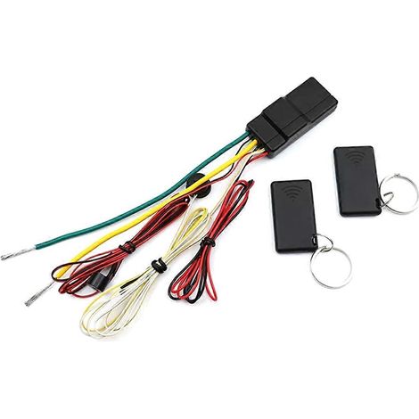 Système d'alarme antivol sans fil 12 V pour immobilisateur de voiture avec verrouillage moteur. (1/5)