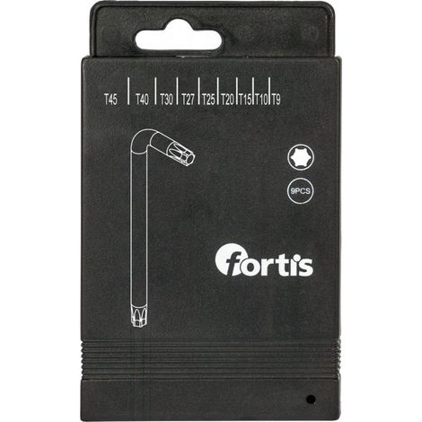 Set Torx Chiave A Brugola 9 Unità Tx 9-45 Fortis