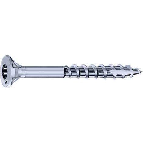 ROCKET Vis bois agglo tête fraisée TX filetage partiel inox A2 - 5.00 mm - x 200 - 50 mm