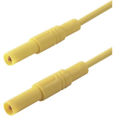 SKS Hirschmann MLS SIL GG 200/1 cable de medida amarillo 2m