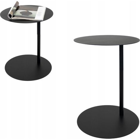 Mesa auxiliar para portátil Loft Metal Negro El Valle S Fi 40x50 (1/5)