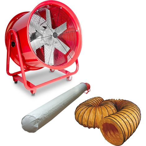 Ventilateur mobile MV600R3 avec tuyau et sac filtrant MW Tools MV600R3SET (1/4)