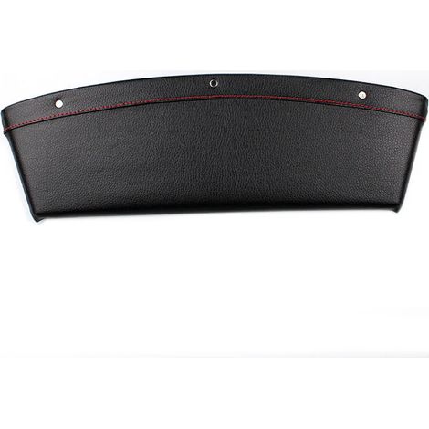 (Universel - H) Combleur d'espace entre le siège avant et le siège auto - Accessoires intérieurs de voiture - Boîte de rangement portable avec porte-gobelet - Cuir PU - Combleur d'espace latéral de co (1/5)