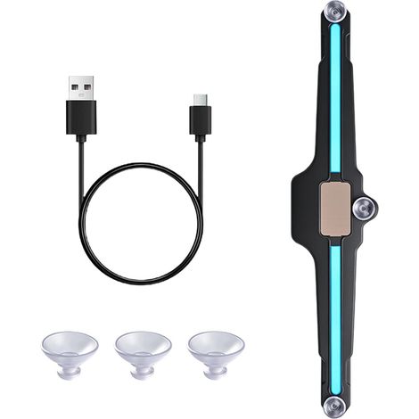 Lampe Solaire Fenêtre Voiture Sécurité À Ventouse Lunette Arrière (1/5)