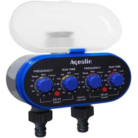Ordinateur d'irrigation de jardin avec minuterie d'irrigation à deux sorties (1/5)