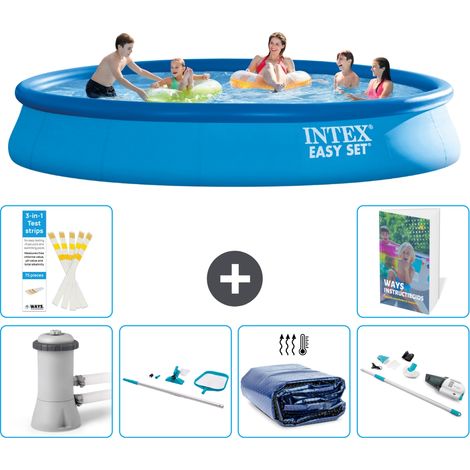 Intex Piscina Easy Set Rotonda - 457x84 cm - 7-pezzi  S323