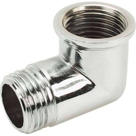 GOMITO MF OTTONE CROMATO 92 GEBO - 3/4MF - 5 pezzi