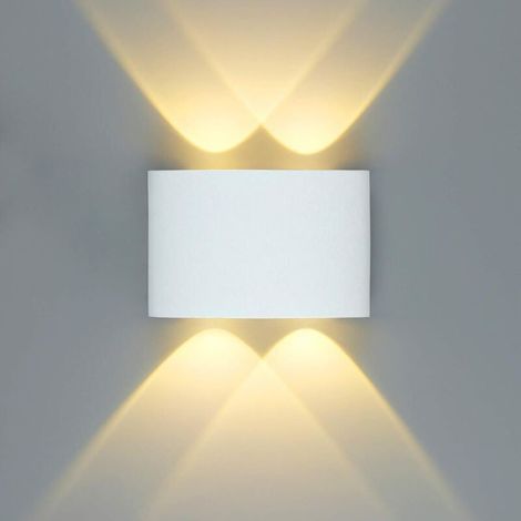 Stoex – Applique murale LED 4W en aluminium – Température de couleur blanc chaud – Installation facile type mural – Pour salon, chambre, salle de bain (1/4)