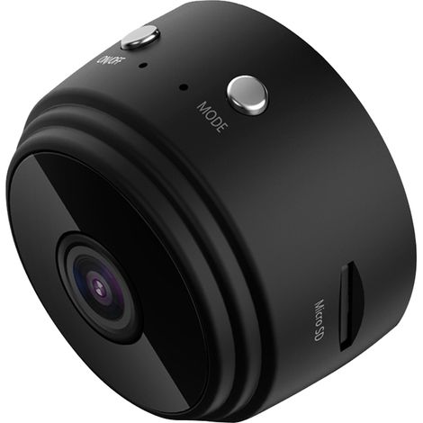 Mini caméra cachée sans fil 1080p avec détection de mouvement et vision nocturne portable pour la surveillance aérienne de la maison, à l'intérieur comme à l'extérieur. (1/5)