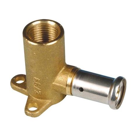 Applique 52mm laiton multicouche à sertir TH ou BE Femelle 1/2 - Ø20x2.0 (1/6)