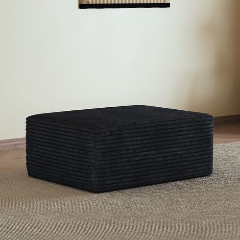 Y165-OTTOMAN-BLACK 1 pouf Black (1/4)