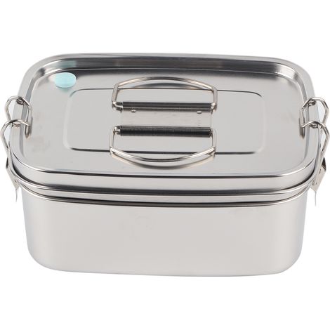 Boîte-repas isotherme 1.5L en acier inoxydable 304, étanche et portable pour bureau ou pique-nique (1/5)
