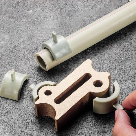 Outil de soudure par fusion thermique pour tuyaux, kit polyvalent de réparation de tubes, 75 mm, conception compacte et robuste pour bricolage, salle de bain, jardin, cuisine, CVC (1/5)