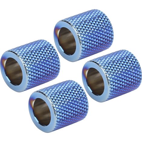 4 anneaux décoratifs pour appui-tête auto, alliage d'aluminium, bleuissement, intérieur voiture SUV camion (1/5)