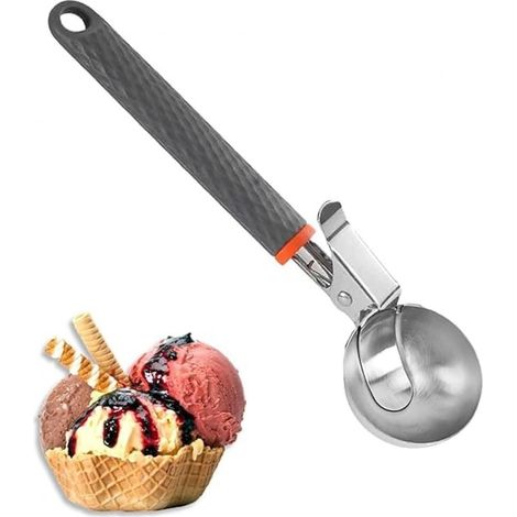 Cuillère à glace en acier inoxydable (1/5)