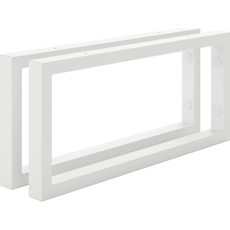 Holzbrink 2 Stück Wandkonsole Weiß für Waschtisch, 450x200 mm, design und stabil Waschtischhalterung, Handtuchhalter