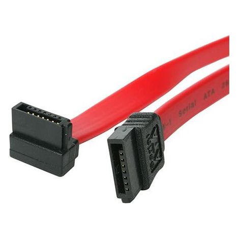 StarTech ST SATA18RA1 - Kabel SATA 6 Gb/s Bu. SATA Bu., 45 cm, rot, ge/re (1/5)