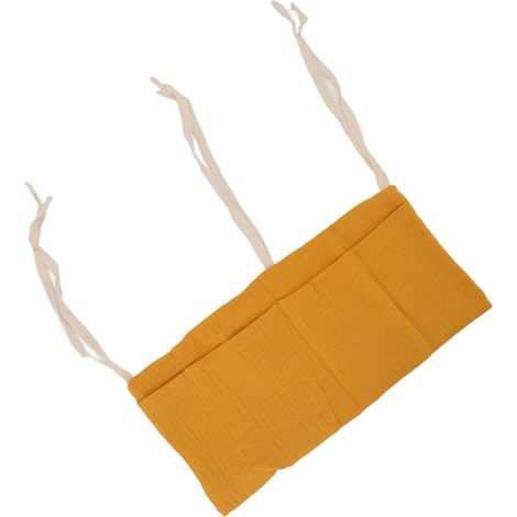 Sac de rangement suspendu pour lit bébé, 2 poches, bandoulière réglable, sac de rangement pour jouets de bébé (gingembre) (1/5)