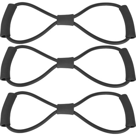 Corde D'Extension En 8 - Élastique De Fitness Pour Yoga Et Pilates - Renforcement Musculaire Dos Épaules - Lot De 3 (1/5)