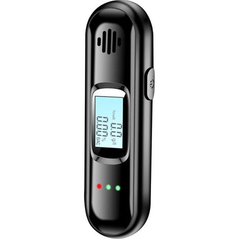 Alcootest numérique - Alcootest rechargeable - Éthylotest portable avec écran LCD - Éthylotest portable certifié - Conception hygiénique - Pas besoin de tuba - Rechargeable par USB-C - Idéal pour la m (1/5)