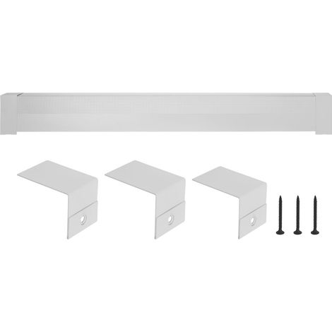 Mophorn Heizungsabdeckung Basic-Serie, 1831 x 80 x 193 mm, Standard-Frontabdeckung für elektrische Heizkörper, Ersatz aus langlebigem Stahl, ideal für Schlafzimmer, weiß