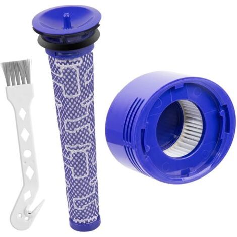 Filtre V8 pour aspirateur sans fil Dyson V8 V7 SV10 Animal Absolute Motorhead, référence DY-96566101, filtres avant et arrière DY-96747801 (deux de chaque). (1/4)