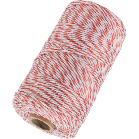 Câble électrique en polywire à haute conductivité et résistance à la corrosion, fil d'acier inoxydable pour clôture agricole ou ranch (1/5)
