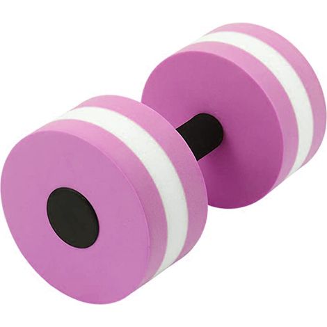 2 mancuernas de espuma EVA, flotabilidad óptima, resistencia al agua, para aquagym y natación. (1/5)