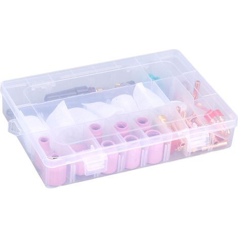 Lot de 71 accessoires soudure TIG avec tuyère céramique et coupelle verre pour torches WP-17 WP-18 WP-26 (1/5)
