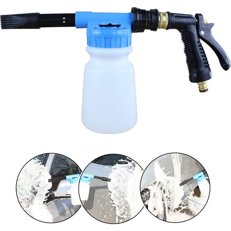 Vaso in schiuma per autolavaggio a bassa pressione, flacone spray per schiuma per auto, pistola ad acqua in schiuma, pistola a spruzzo per autolavaggio (1/5)