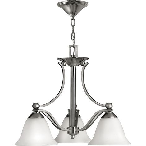 Elstead Bolla - Lampadario Multi Braccio 3 Luci Finitura Nichel Spazzolato, E27 (1/4)