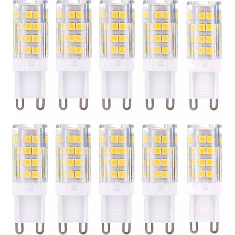 VURAHOME - Ampoule LED G9, blanc chaud 3000K G9 correspond à une ampoule halogène 40W, non dimmable, lot de 10 (1/5)