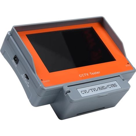Testeur de caméra de sécurité CCTV 4.3 Pouces 4 en 1 testeur de Surveillance HD analogique, Coaxial AHD TVI CVI, Test de câble/Sortie DC12V testeur de vidéosurveillance Portable (1/5)
