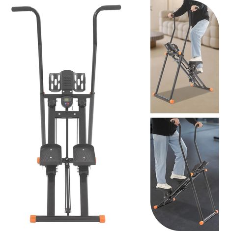Klapptreppenmaschine, Simulation von Treppensteigen und Schritten, Fitnessgeräte für häusliche Zwecke, Steigung und Griffhöhe einstellbar