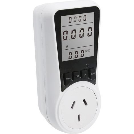Intelligenter AC240V-LCD-Strommonitor mit kWh-Verbrauchsanalysator und Watt-/Ampere-/Spannungsregelung (1/5)