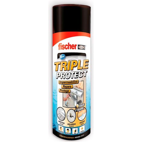 Spray imperméabilisant caoutchouc noir no more water 500ml 535747 fischer