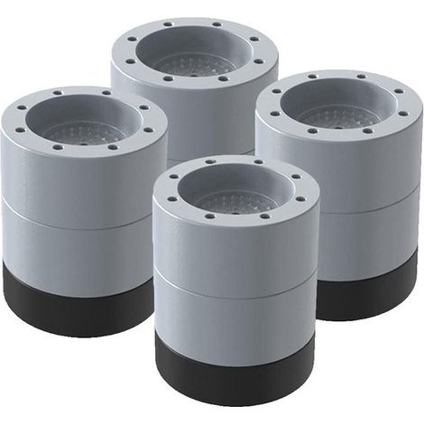Amortiguador de vibraciones para lavadora，almohadillas antivibración universales para una instalación estable y reducción de ruido (6) (1/5)