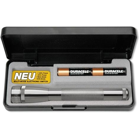 MAGLITE MINI 2AA/R6 LED COFFRET MIXTE ADULTE GRIS 16.8 CM