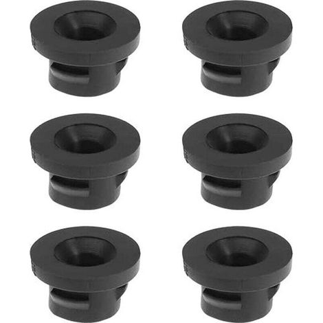 6 pièces de retenue d'insertion de joint en caoutchouc de filtre à air de voiture 1422A3 remplacement 1.6 HDI support de couvercle de boîtier de filtre à air accessoire de voiture, noir (1/4)
