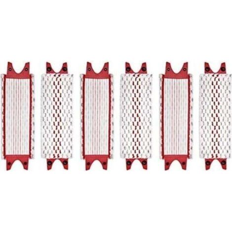 Lot de 6 serpillières de rechange en microfibre pour serpillère Vileda Ultramax