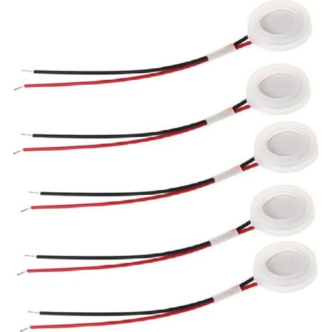 Lot de 5 transducteurs pour brumisateur ultrasonique 16 mm 1,7 MHz avec tête de pulvérisation (1/5)