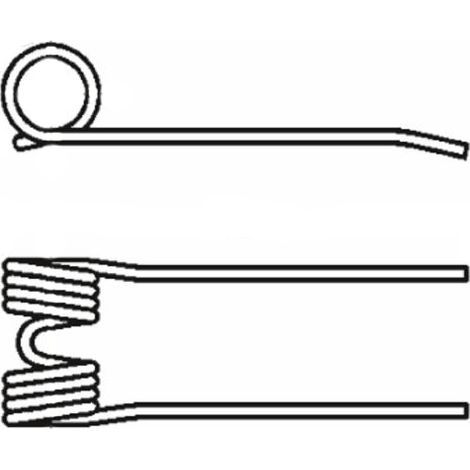 Dente pick-up per rotopressa Ø 5,5mm adattabile Laverda (1/2)