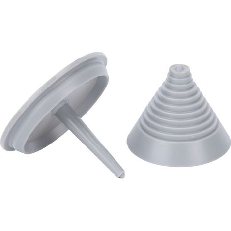 Équilibreur de Lame Tondeuse – ABS Gris 50x60 mm – Accessoire Jardin Durable (1/4)
