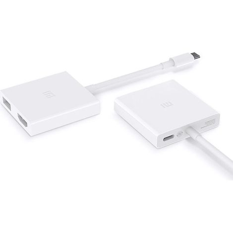 Xiaomi Computer-Adapter USB-C Hub Typ-C auf USB 3.0/HDMI-kompatibler Multifunktions-Konverter-Hub 4K (1/5)